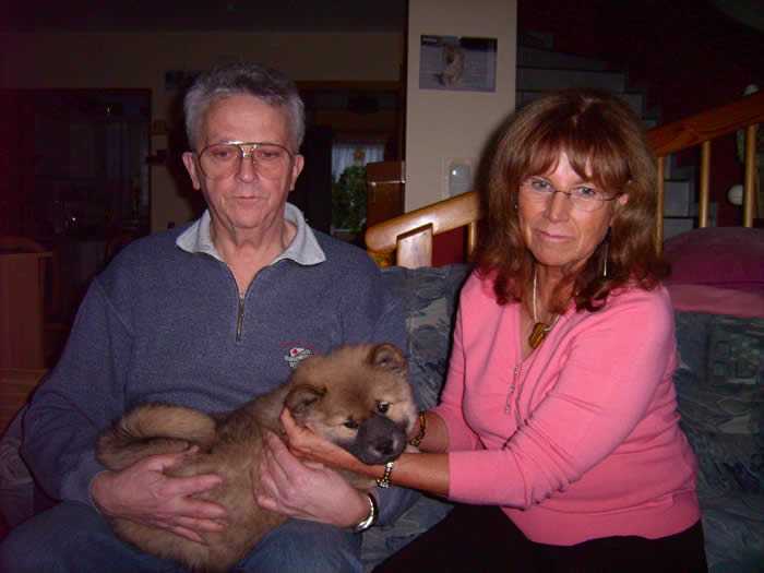 Dunja mit Familie 9 Wochen